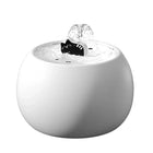 1L/1.5L Ceramic Cat Water Fountain Automatic Pet Water Dispenser Bowl with silent pump 1 filter distributeur automatique chat Wit 1L / 1.5L