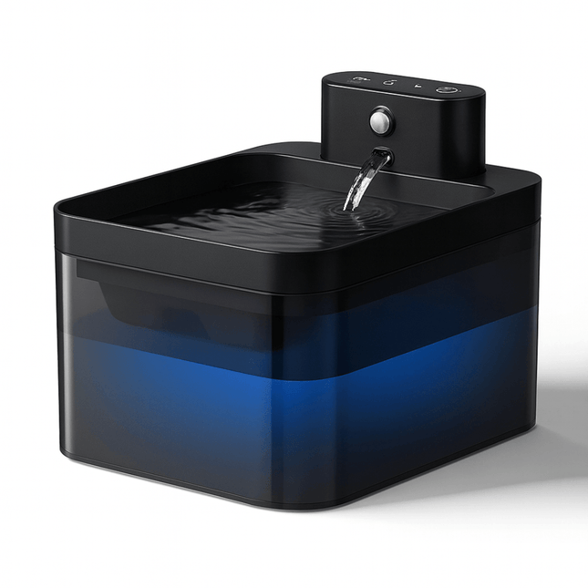2.2L 5V Wireless Charging Cat Fountain Operated Automatic Pet Drinking Water With Motion Sensor Dog Cat Water Dispenser Bowl Pet Water 6Chip