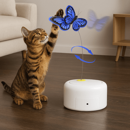 Automatisch Kattenspeelgoed Vlinder | Katspullen