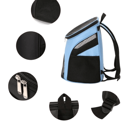 Cat Carrying Bag Foldable Double Shoulder Portable Pet Products Travel Outdoor Breathable Backpack Factory Direct Selling