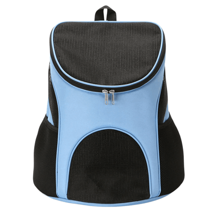 Cat Carrying Bag Foldable Double Shoulder Portable Pet Products Travel Outdoor Breathable Backpack Factory Direct Selling Blauw / M