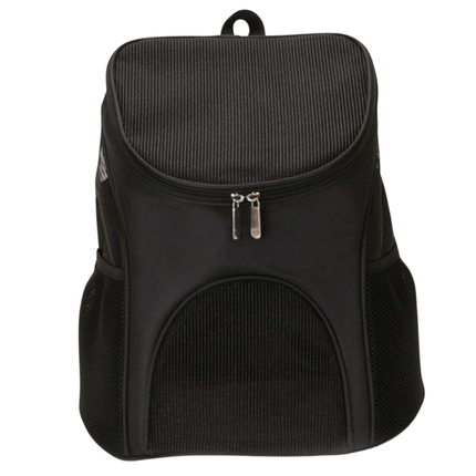 Cat Carrying Bag Foldable Double Shoulder Portable Pet Products Travel Outdoor Breathable Backpack Factory Direct Selling Zwart / M