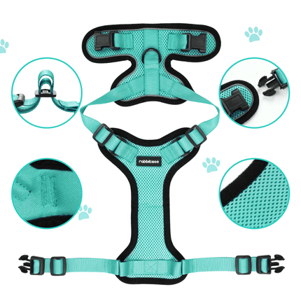 Cat Harness and Leash for Walking, Escape Proof Soft Adjustable Vest Harnesses for Cats, EasyControl