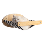 Kattenhangmat zwart-wit