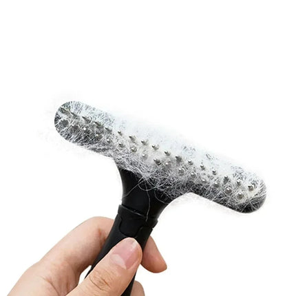 Dogs Cats Short Long Hair Pet Brushes Shedding with Double Row PinsDog Rake Deshedding Dematting Brush Comb Undercoat Rake