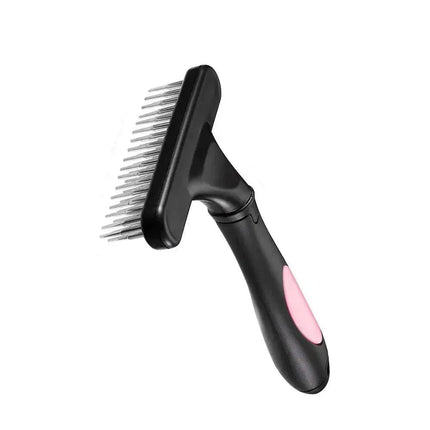 Dogs Cats Short Long Hair Pet Brushes Shedding with Double Row PinsDog Rake Deshedding Dematting Brush Comb Undercoat Rake