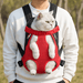 Double Shoulder Breathable Portable Travel Pet Dog Carrier Backpack Mesh Carrier Front Bag for Small Dog Cats Outdoor
