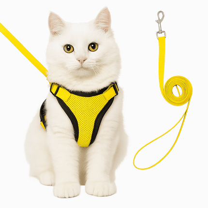 Harnas Voor Katten | Katspullen Geel / XS