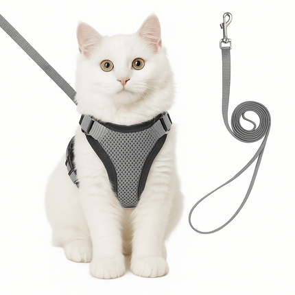 Harnas Voor Katten | Katspullen Grijs / S