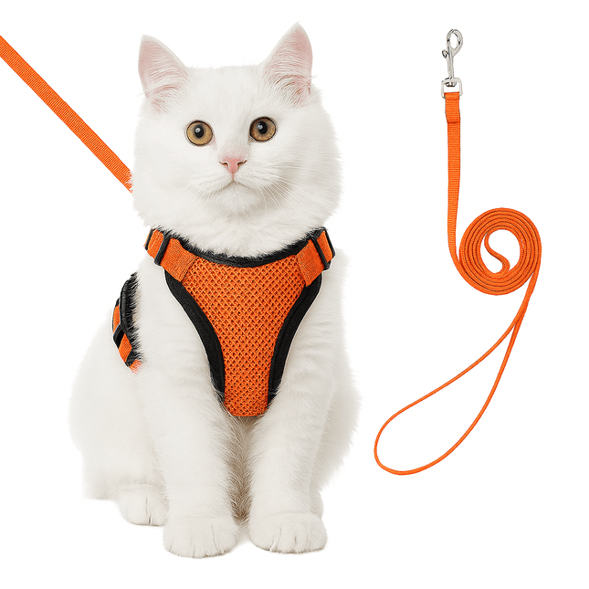 Harnas Voor Katten | Katspullen Oranje / XS