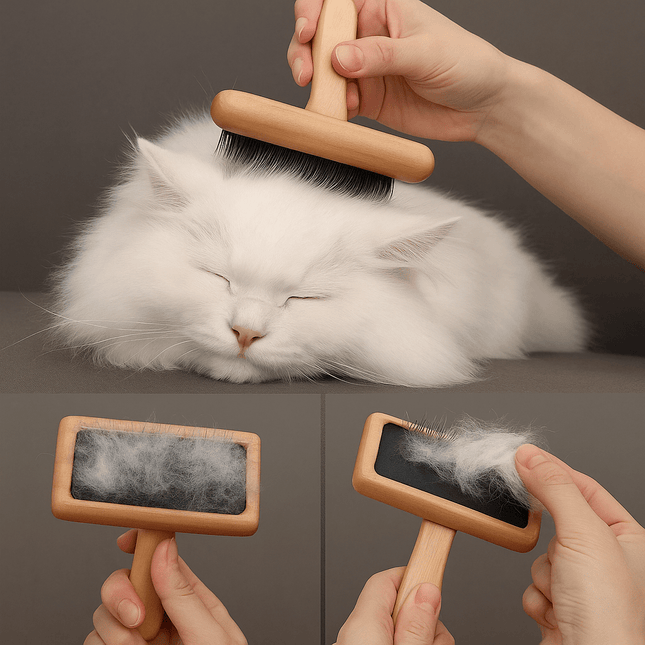Houten Kattenborstel | Katspullen