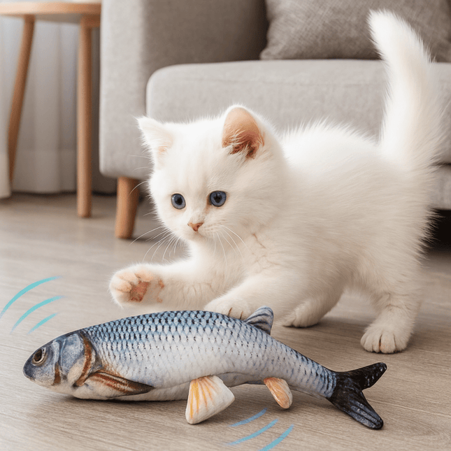 Interactief Kattenspeelgoed Bewegende Vis | Katspullen