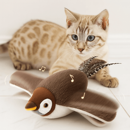 Interactief Kattenspeelgoed Vogel | Katspullen
