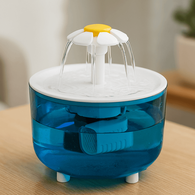 Katten Drinkfontein | Katspullen Blauw