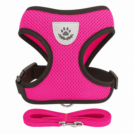 Katten Harnas Escape Proof | Katspullen Neonroze / S