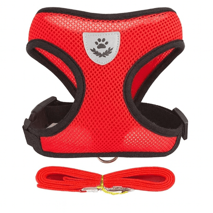 Katten Harnas Escape Proof | Katspullen Rood / S