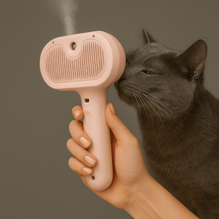 Katten Stoomborstel | Katspullen Roze