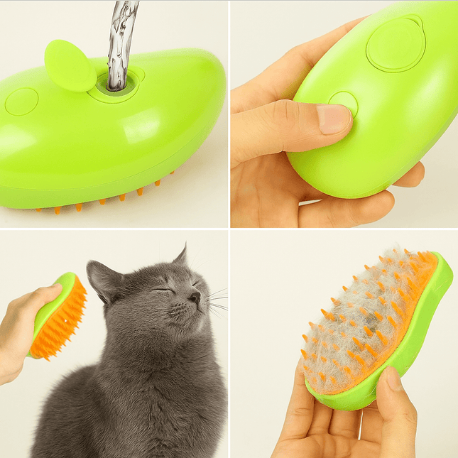 Kattenborstel Met Stoom | Katspullen