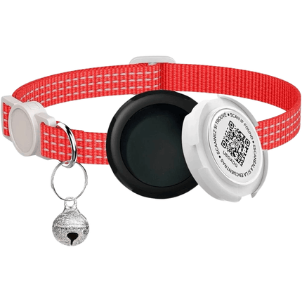 Kattenhalsband GPS | Katspullen Rood