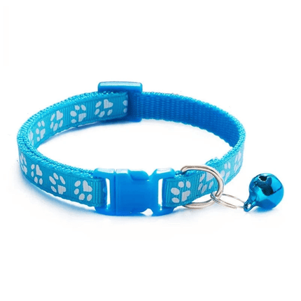 Kattenhalsband Met Belletje | Katspullen Lichtblauw