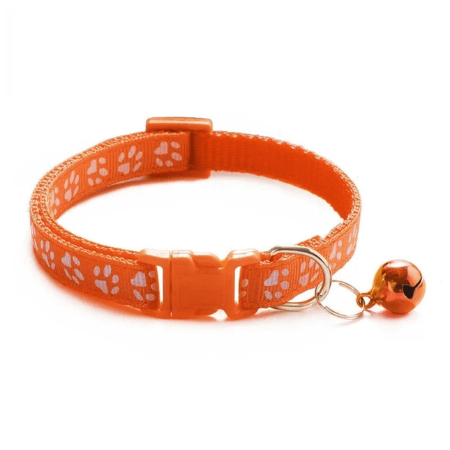 Kattenhalsband Met Belletje | Katspullen Oranje