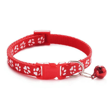 Kattenhalsband Met Belletje | Katspullen Rood