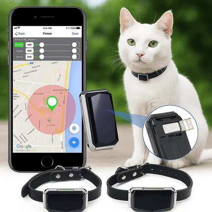 Kattenhalsband Met GPS | Katspullen Blauw