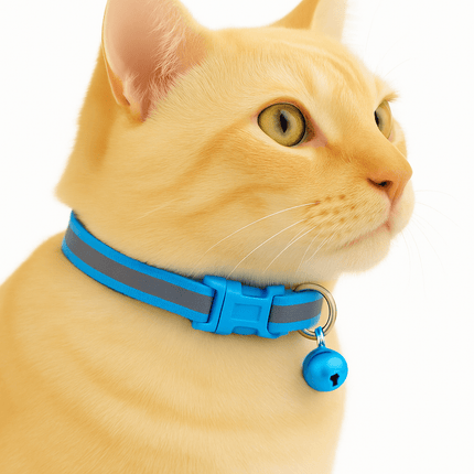 Kattenhalsband Veiligheidssluiting | Katspullen Hemelsblauw / XS