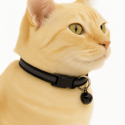 Kattenhalsband Veiligheidssluiting | Katspullen Zwart / XS