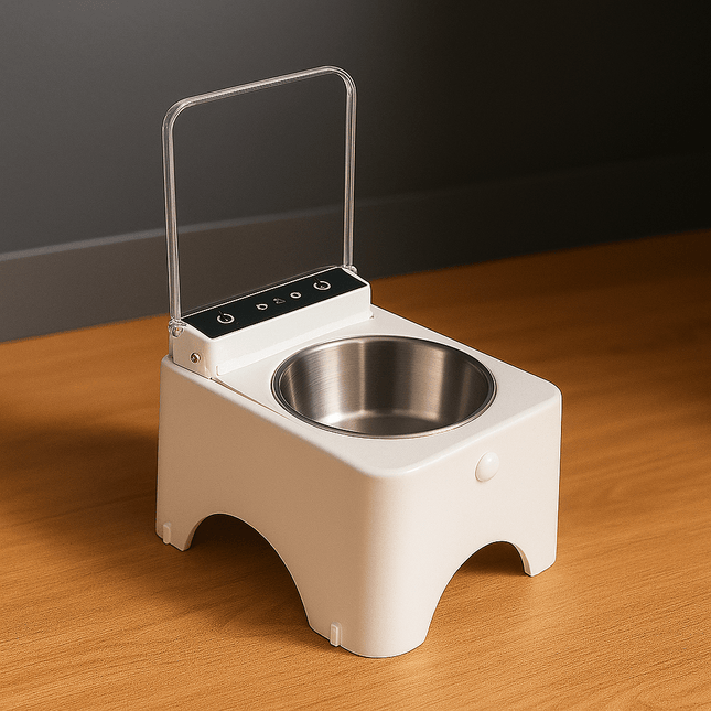 Kattenvoerbak Met Chip | Katspullen Roestvrijstalen kom / Draad verbinden USB