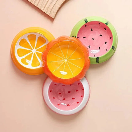 Keramische Kattenvoerbak Fruitdesign | Katspullen