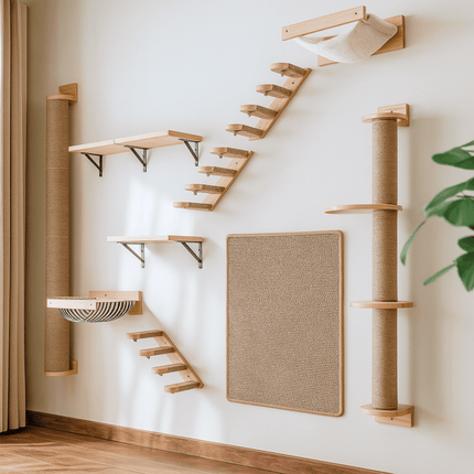 Krabpaal Kat - Modulaire Wandklimmeubels | Katspullen