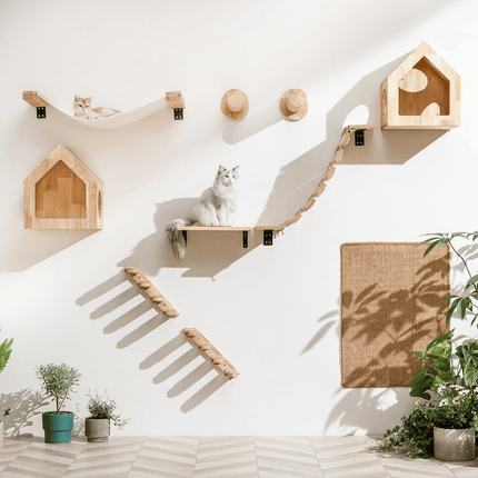 Krabpaal Kat - Modulaire Wandklimmeubels | Katspullen