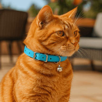 Leren Kattenhalsband | Katspullen