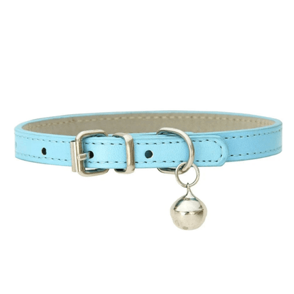Leren Kattenhalsband | Katspullen Blauwe wolk / XXS