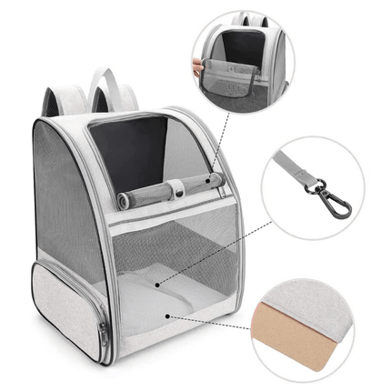 Pet Cat Carrier Bag Outdoor Travel Backpack for Cats Small Dogs Breathable Cat Carrying Bag Suitable for Cats Within 6kg