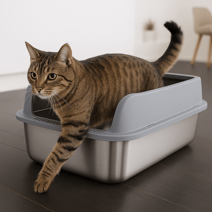 Stainless Steel Kattenbak | Katspullen