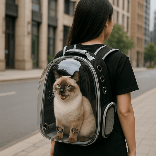 Transparent Cat Carrying Bags Space Breathable Pet Backpack Portable Puppy Dog Backpack Transport Carrier Space Capsule Bag Pets