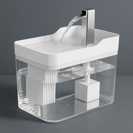 USB Automatic Water Drinking Fountain Dispenser live water circulation Cat Water Bowl Removable with Pump Water Filter Silent