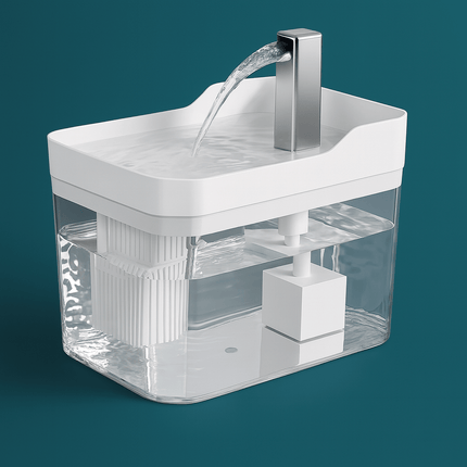 USB Automatic Water Drinking Fountain Dispenser live water circulation Cat Water Bowl Removable with Pump Water Filter Silent Wit