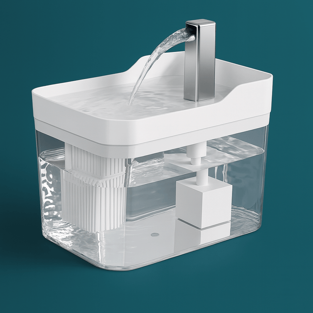 USB Automatic Water Drinking Fountain Dispenser live water circulation Cat Water Bowl Removable with Pump Water Filter Silent Wit