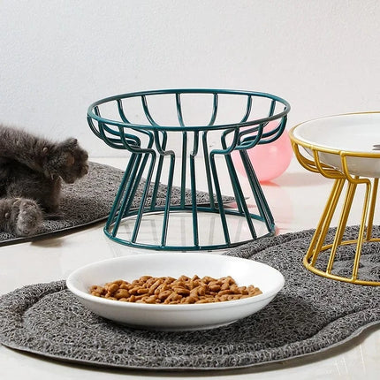 Verhoogde Kattenvoerbak | Katspullen