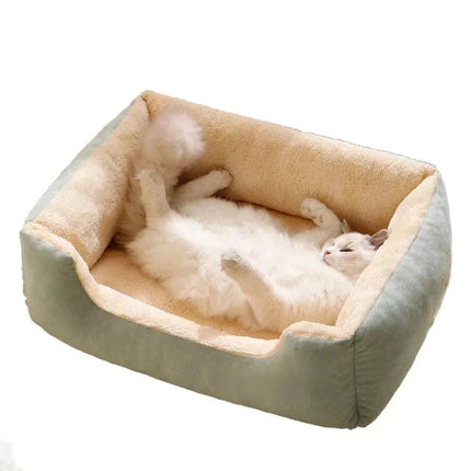 Verwarmde Kattenmand | Katspullen Groen - M