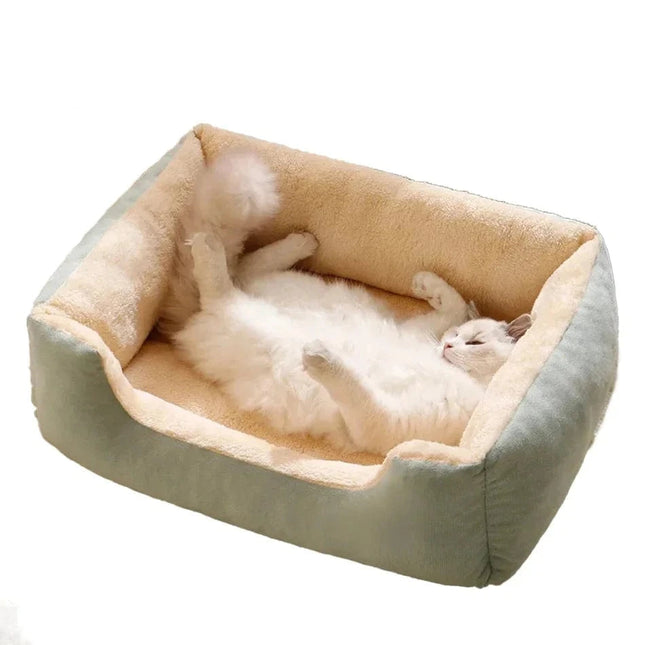 Verwarmde Kattenmand | Katspullen Groen - M